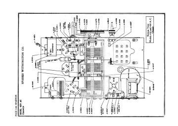 Sparton Junior 410 schematic circuit diagram